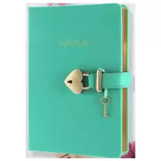 Vj Defter Hush Hush Kilitli 13X18 80 Gr 160 Yp Çizgili Lila 1333