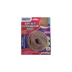 Vodaseal Sw-002 Kapı Altı Sızdırmazlık Bandı Kahverengi 40Mmx110Cm