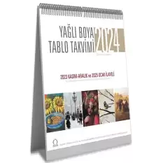 Yağlı Boya Tablo Takvimi 2024 Masa Takvimi