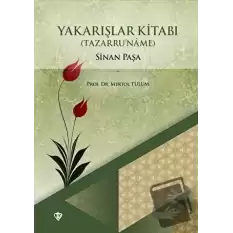 Yakarışlar Kitabı Sinan Paşa Tazarruname