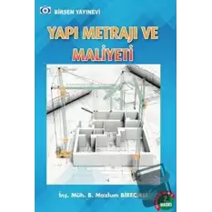 Yapı Metrajı ve Maliyeti