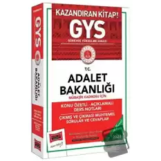 Yargı Yayınları 2023 Adalet Bakanlığı Mübaşir Kadrosu İçin Konu Özetli Açıklamalı Ders Notları Çıkmış ve Çıkması Muhtemel Sorular ve Cevaplar