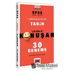 Yargı Yayınları 2023 KPSS Tarih Tamamı Çözümlü Konuşan 30 Deneme