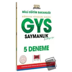 Yargı Yayınları 2023 Milli Eğitim Bakanlığı GYS Saymanlık Kadrosu İçin 5 Deneme