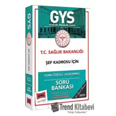 Yargı Yayınları 2023 Sağlık Bakanlığı Şef Kadrosu İçin Konu Özetli Açıklamalı Soru Bankası