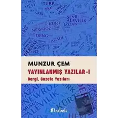 Yayınlanmış Yazılar -1