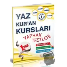 Yaz Kuran Kursları Yaprak Test 1. Kur