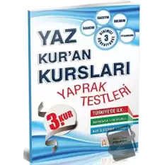 Yaz Kuran Kursları Yaprak Test 3. Kur