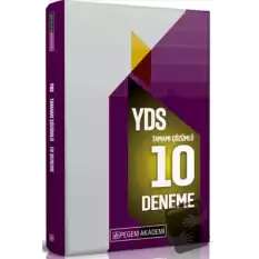 YDS Tamamı Çözümlü 10 Deneme