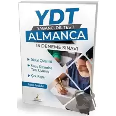 YDT Almanca 15 Deneme Çözümlü Pelikan Yayınları