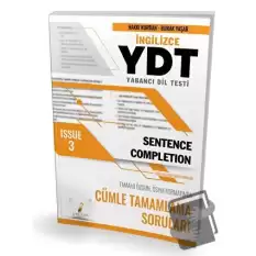 YDT İngilizce Sentence Completion Issue 3