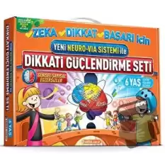 Yeni Neuro-Via Sistemi ile Dikkati Güçlendirme Seti 6 Yaş (3 Kitap)