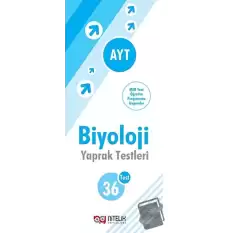 YKS AYT Biyoloji Yaprak Test