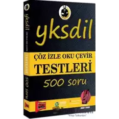 YKSDİL Çöz İzle Oku Çevir Testleri 500 Soru