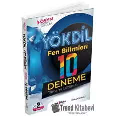 YÖKDİL Fen Bilimleri 10 Çözümlü Deneme