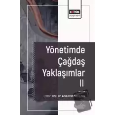 Yönetimde Çağdaş Yaklaşımlar 2