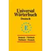 Universal Wörterbuch  Deutsch - Türkisch / Türkisch - Deutsch