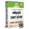 2023 GYS Adalet Bakanlığı Mübaşir ve Zabıt Katibi Konu Anlatımlı