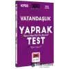 2023 KPSS Vatandaşlık Çek Kopart Yaprak Test