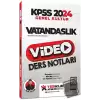 2024 KPSS Atölye Serisi Vatandaşlık Video Ders Notları