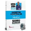 2024 KPSS Eğitim Bilimleri Öğretim Yöntem ve Teknikleri Soru Bankası Çözümlü