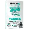 2024 KPSS Genel Yetenek Türkçe 300 Soruda Tamamı Video Çözümlü Genel Tekrar Kampı