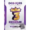 2025 DGS Tamamı Çözümlü 3 Yıldız Deneme