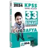 2025 KPSS GK Coğrafya Tamamı Çözümlü 33 Deneme Sınavı