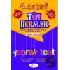 4. Sınıf Tüm Dersler Konu Testleri Test