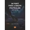 AK Parti Para ve Maliye Politikaları 2018-2023