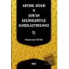 Antere Divanı ve Kuran Kelimeleriyle Karşılaştırılması