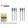 Belkin Blk-F3Y080Bf2M 2M 3Xrca,M-M Metal Kablo