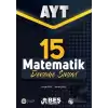 Beş Seçenek YKS AYT Matematik 15 Deneme Sınavı Video Çözümlü