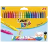 Bic Pastel Boya Plastidecor Karton Kutu Yuvarlak 24 Renk 829772