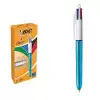 Bic Tükenmez Kalem Shıne 4 Colours Mavi Gövde 12 Li 949896 - 12li Paket