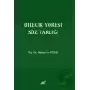 Bilecik Yöresi Söz Varlığı