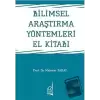 Bilimsel Araştırma Yöntemleri El Kitabı