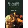 Bir Eleştiri Denemesi