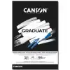 Canson Çizim Bloğu Graduate Cangrad Siyah 20 Syf A5 120 Gr