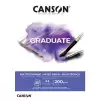 Canson Çizim Bloğu Graduate Mıx Medıa Beyaz 20 Syf A3 200 Gr