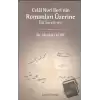 Celal Nuri İleri’nin Romanları Üzerine Bir İnceleme