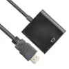 Vcom Cg591-B-0.15 Siyah Hdmi Erkek To Vga Dişi Dönüştürücü