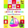 Çıkartmalarla Şekilli Boyama 5 Yaş Üstü