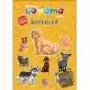 Çıkartmalı Boyama Serisi - Köpekler