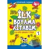 Çıkartmalı İlk Boyama Kitabım - 1 (4+ Yaş)