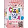 Çizgi Kitabım Yaz Sil (Mavi - Pembe renk seçeneği ile)