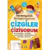 Çizgiler Çiziyorum - Tamamlıyorum Birleştiriyorum