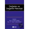 Değerler ve Değerler Psikolojisi