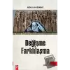 Değişme ve Farklılaşma