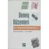 Deney Düzenleri ve İstatistik Analizleri